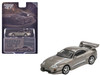 Toyota Supra VeilSide Combat V II Combat Gray Metallic Limited Edition 1/64 Diecast Model Car Mini GT MGT00978