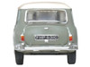 Mini Classic Tweed Gray with Cream Top 1/148 (N) Scale Diecast Model Car Oxford Diecast NMN009