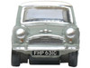 Mini Classic Tweed Gray with Cream Top 1/148 (N) Scale Diecast Model Car Oxford Diecast NMN009