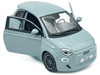 2023 Fiat 500e Light Blue 1/24 Diecast Model Car Bburago 21110BL
