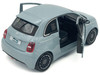 2023 Fiat 500e Light Blue 1/24 Diecast Model Car Bburago 21110BL