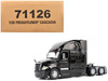 Freightliner New Cascadia Sleeper Cab Truck Tractor Black Transport Series 1/50 Diecast Model Diecast Masters 71126
