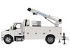 Kenworth T380 Auto Crane Titan 85 Body HC14 Crane Work Truck with Miller EnPak White Transport Series 1/50 Diecast Model Diecast Masters 71212
