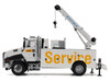 CAT Caterpillar CT660 Auto Crane Titan 85 Truck with Miller EnPak White Transport Series 1/50 Diecast Model Diecast Masters 85785