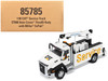 CAT Caterpillar CT660 Auto Crane Titan 85 Truck with Miller EnPak White Transport Series 1/50 Diecast Model Diecast Masters 85785