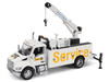 Kenworth T380 Auto Crane Titan 85 Truck with Miller EnPak White Transport Series 1/50 Diecast Model Diecast Masters 85786