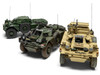 Level 2 Model Kit Ferret Scout Mk.1 Armored Car with 3 Scheme Options 1/35 Plastic Model Kit Airfix A1386