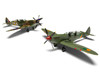Level 2 Model Kit Supermarine Spitfire Tr 9 Fighter Aircraft with 2 Scheme Options 1/48 Plastic Model Kit Airfix A05143