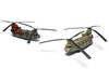 Level 3 Model Kit Boeing Chinook HC 1 Late Production Helicopter with 2 Scheme Options 1/72 Plastic Model Kit Airfix A06024