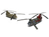 Level 3 Model Kit Boeing Chinook HC 1 Late Production Helicopter with 2 Scheme Options 1/72 Plastic Model Kit Airfix A06024
