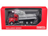 Peterbilt Dump Truck with Red Cab 1/87 (HO) Plastic Model Promotex 006252R