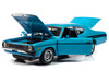 1972 Dodge Demon GSS Mecum Auctions Petty Blue with Black Stripes American Muscle Series 1/18 Diecast Model Car Auto World AMM1345