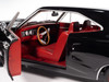 1969 Dodge Coronet Super Bee Muscle Car & Corvette Nationals MCACN Black with Red Interior American Muscle Series 1/18 Diecast Model Car Auto World AMM1347