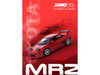 Toyota MR2 SW20 RHD Right Hand Drive Red 1/64 Diecast Model Car Inno Models IN64-MR2SW20-RED