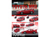 Toyota MR2 SW20 RHD Right Hand Drive Red 1/64 Diecast Model Car Inno Models IN64-MR2SW20-RED