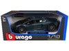 Lamborghini Temerario Matt Blue Metallic 1/18 Diecast Model Car Bburago 11052BL