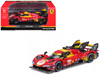 Ferrari 499P #50 Antonio Fuoco Miguel Molina Nicklas Nielsen Ferrari AF Corse Winner 24 Hours of Le Mans 2024 Racing Series 1/43 Diecast Model Car Bburago 36316
