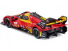 Ferrari 499P #50 Antonio Fuoco Miguel Molina Nicklas Nielsen Ferrari AF Corse Winner 24 Hours of Le Mans 2024 Racing Series 1/43 Diecast Model Car Bburago 36316