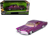 1965 Buick Riviera Lowrider Purple Metallic with Graphics Lowriders Series 1/26 Diecast Model Car Maisto 32551PU