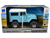 Toyota Land Cruiser FJ40 Light Blue with White Top Xtreme Off Road Series 1/24 Diecast Model New Ray 71526