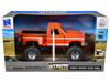 Chevrolet Sport Step Side Pickup Truck Orange with White Graphics Xtreme Off Road Series 1/30 Diecast Model New Ray NR71546