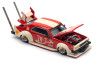 Skyline GT R V8 Drift Hakosuka RHD Right Hand Drive Coca Cola Japan Red and Cream 1/64 Diecast Model Car Pop Race PR640135