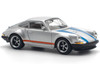 Singer 964 Silver Metallic with Blue and Red Stripes 1/64 Diecast Model Car Pop Race PR640188