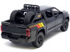 2023 Toyota Tundra TRD 4x4 Pickup Truck Black with TRD Stripes with Sunroof and Wheel Rack Limited Edition to 2400 pieces Worldwide 1/24 Diecast Model Car H08555-MJS04