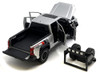 2024 Toyota Tundra TRD Off Road Edition Pickup Truck Silver Metallic with TRD Stripes with Sunroof and Wheel Rack Limited Edition to 2400 pieces Worldwide 1/24 Diecast Model Car H08778-MJS02