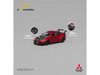 Mitsubishi Lancer Evolution X Varis RHD Right Hand Drive Red Metallic with Carbon Hood 1/64 Diecast Model Car CM Model CM64-EVOX-14