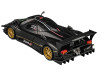 Pagani Zonda Revolucion Black Carbon with Extra Wheels 1/64 Diecast Model Car CM Model CM64-REVOLUCION-07