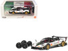 Pagani Zonda Revolucion White and Carbon with Extra Wheels 1/64 Diecast Model Car CM Model CM64-REVOLUCION-08
