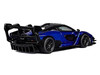 McLaren Senna GTR Blue Metallic with Black Top 1/64 Diecast Model Car CM Model CM64-SENNAGTR-02