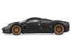 Pagani Utopia Full Carbon with Gold Wheels 1/64 Diecast Model Car CM Model CM64-UTOPIA-04