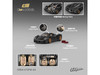 Pagani Utopia Full Carbon with Gold Wheels 1/64 Diecast Model Car CM Model CM64-UTOPIA-04