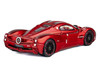 Pagani Utopia Red Metallic with Red Carbon Top 1/64 Diecast Model Car CM Model CM64-UTOPIA-ICHEMO
