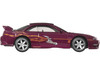 Nissan 240SX S14 RHD Right Hand Drive Maroon with Graphics The Fast and the Furious 2001 Movie Fast & Furious Series Diecast Model Car Hot Wheels JBL99