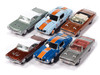 Muscle Cars USA 2025 Release 2 Set of 6 pieces 1/64 Diecast Model Cars Johnny Lightning JLMC038