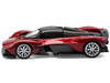 Aston Martin Valkyrie Supernova Red Metallic with Carbon Top 1/64 Diecast Model Car Pop Race PR640152