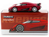Koenigsegg Regera Red Metallic Global64 Series 1/64 Diecast Model Tarmac Works T64G-TL017-RE