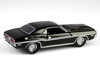 1970 Dodge Challenger R T 440 Black with White Stripes Barrett Jackson Series 15 1/64 Diecast Model Car Greenlight 37320D