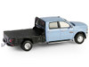 2018 Ram 3500 Dually Flatbed Truck Robin s Egg Blue Dually Drivers Series 16 1/64 Diecast Model Car Greenlight 46160C