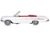 1961 Chevrolet Impala Convertible Ermine White with Roman Red Interior 1/87 (HO) Scale Diecast Model Car Oxford Diecast 87CI61003