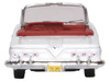 1961 Chevrolet Impala Convertible Ermine White with Roman Red Interior 1/87 (HO) Scale Diecast Model Car Oxford Diecast 87CI61003