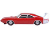 1969 Dodge Charger Daytona Red with White Stripe 1/87 (HO) Scale Diecast Model Car Oxford Diecast 87DD69005