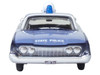 1960 Ford Fairlane Sedan Massachusetts State Police Radar Car Blue Two Tone 1/87 (HO) Scale Diecast Model Car Oxford Diecast 87FF60002