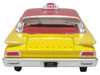 1960 Ford Fairlane Sedan NYC Taxi Yellow with Red Top and Interior 1/87 (HO) Scale Diecast Model Car Oxford Diecast 87FF60003