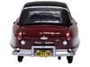 1950 Nash Rambler Custom Landau Convertible Closed Sunset Maroon with Black Top 1/87 (HO) Scale Diecast Model Car Oxford Diecast 87NR50003