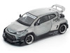 Toyota Pandem GR Yaris RHD Right Hand Drive Raw Metal 1/64 Diecast Model Car Pop Race PR640329