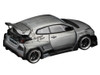 Toyota Pandem GR Yaris RHD Right Hand Drive Raw Metal 1/64 Diecast Model Car Pop Race PR640329